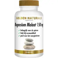 Golden naturals Magnesium malaat vegan