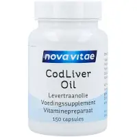 Nova vitae Cod Liver Oil Levertraanolie Capsules