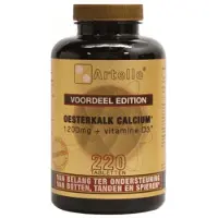 Artelle Oesterkalk 1200mg, calcium + vitamine D3 220 Tabletten