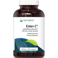 Springfield Ester-C gebufferde vitamine C 180 vcaps