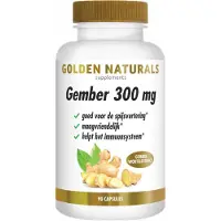 Golden naturals Gember 300 mg Capsules