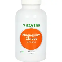 Vitortho Magnesium citraat 200 mg 250 tabletten