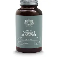 Mattisson Omega 3 Algenolie DHA 375mg EPA 125mg (180 capsules)