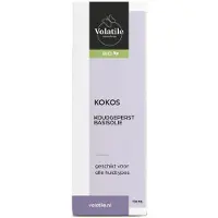 Volatile Kokos koudgeperst basisolie bio glazen fles