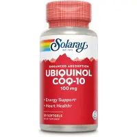 Solaray Ubiquinol Co Q10 100mg Softgels