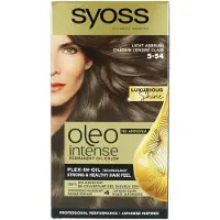 Syoss Oleo Intense Haarverf Double Oil Booster - 5-54 Ashy Light Brown