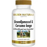 Golden naturals Supplementen Groenlipmossel Complex 60Capsules