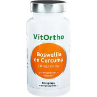 Vitortho Boswellia en Curcuma Vegicaps