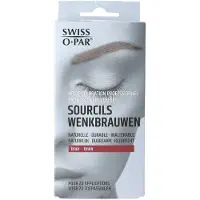 Swiss O Par Professionele Verfset Wenkbrauwen Bruin 1 set
