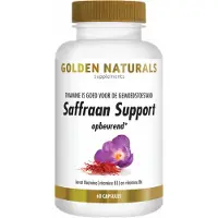 Golden naturals Saffraan support (60 capsules)