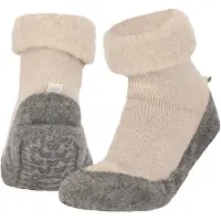 Apollo Dames / heren pantoffels slofsok antislip wol