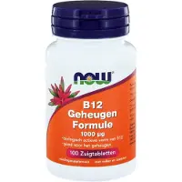 Now B12 Geheugen Formule 1000mcg Zuigtabletten 100st