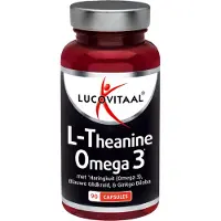 Lucovitaal Supplementen - L-Theanine Omega 3 120 capsules