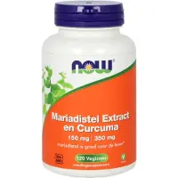 Now Mariadistel extract 150mg en curcuma 350mg