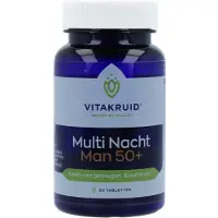 Vitakruid Multi Nacht Man 50+ 100% Vegan 30