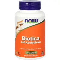 Now Biotica 4 x 6 acidophilus (120 capsules)