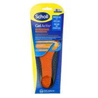 Scholl GelActiv Inlegzolen Professioneel - Zolen voor Werkschoenen en Laarzen - Small - Dempende Zooltjes Schoenen Maat 35,5 tot 40,5 - Zolen met GelWave Technologie - 1 Paar
