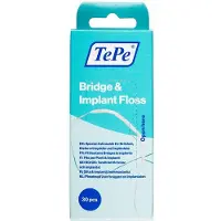 Tepe Bridge & Implant Floss 30 St Flosdraad