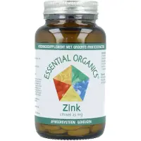 Essential organics Zink 25 mg (90 tabletten)