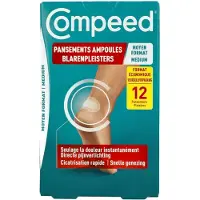 Compeed Blarenpleisters medium - Blarenpleisters - blarenpleisters bieden directe pijnverlichting, snellere genezing - 12 stuks