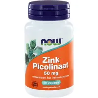 Now Zink picolinaat 50mg (60 vegicaps)