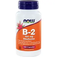 Now Vitamine B2 100 mg 100 capsules