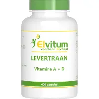 Elvitaal - Elvitum Levertraan A D3 400 capsules