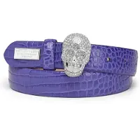 Philipp Plein Belt Skull Crystal