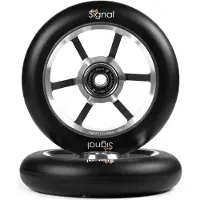 North Stuntscooter wielen - Signal V3 - 24 mm - Zilver/Zwart -