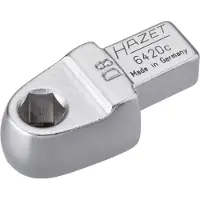 Hazet Insteekhouder voor bits 6420C · 9 x 12 mm insteekvierkant massief · 5/16 inch (8 mm) zeskant hol · Lengte: 41,5 mm