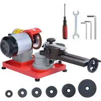 Vevor zaagblad slijper 370W slijpmachine cirkelzaagblad slijper 3600rpm cirkelzaagblad slijper φ 80,01-698,5mm zaagblad slijper φ 1,6-4,0mm 6x zaagcentrering