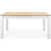 Intertrade Bergen 50 uitschuifbare tafel houtmateriaal Artisan Eik/Wit