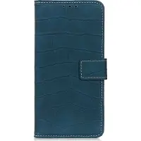 Mobigear Croco Bookcase voor Motorola Moto G10 - Groen
