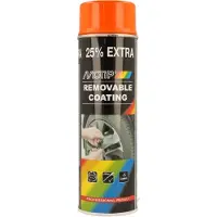 Motip verwijderbare coating oranje