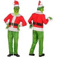 Widmann Kerst monster kostuum Grinch