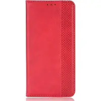 Mobigear Telefoonhoesje geschikt voor Nokia C22 Hoesje | Sensation Bookcase Portemonnee | Pasjeshouder voor 3 Pasjes | Telefoonhoesje voor Pinpas / OV Kaart / Rijbewijs - Rood