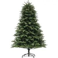 HOMCOM Christmas Tree Kunststof, Staal Ø105 x 180H cm Groen