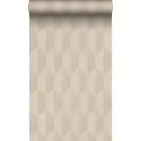 Origin Wallcoverings behang 3D-motief beige - 50 x 900 cm - 348030