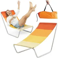 BE-ACTIVE.PL Opvouwbare Strandstoel - Comfortabel & Draagbaar