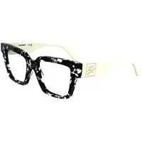 Karl Lagerfeld KL6196 Marble black 53/18/140 UNISEX Brilmonturen