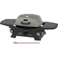 Kitchenbrothers Gasbarbecue – Tafelmodel & 2 Hittezones – 10.000 BTU – 48 x 37 x 38 cm – Zwart