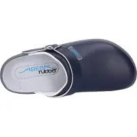 ABEBA Werk schoenen Rubber Medische klomp – Leer, Src, Saniteitsklomp