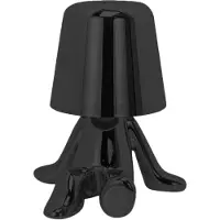 Luxus Bins Brother Tafellamp - Zwart - Decoratieve Tafellamp - Tafellamp slaapkamer - Draadloos - Dimbaar