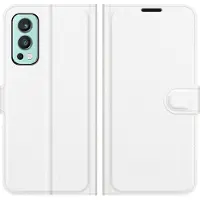 Mobigear Classic Bookcase voor OnePlus Nord 2 - Wit