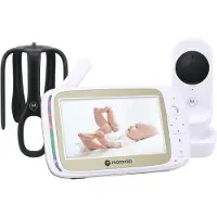 Motorola Babyfoon VM45 Connect stargrip videomonitor 5" wit