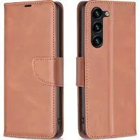 Mobigear Telefoonhoesje geschikt voor Samsung Galaxy S24 Plus Hoesje | Excellent Bookcase Portemonnee | Pasjeshouder voor 3 Pasjes | Telefoonhoesje voor Pinpas / OV Kaart / Rijbewijs - Bruin
