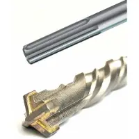 KLASEBO SDS Max Hamerboor, 25mm, 4 Snijder, Boor Beton