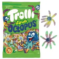 Trolli - Zure octopus snoepjes - 1 kilo - grootverpakking