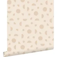 ESTAhome behang grafisch motief beige - 50 x 900 cm - 139749
