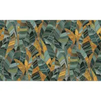 Erismann Vinylbehang 10446-19 - Elle 4 - Modern Turquoise - 53cm x 10.05m